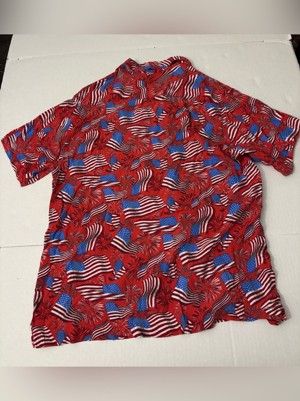 National Anthem Hawaiian Shirt by Rowdy Gentleman Size XL